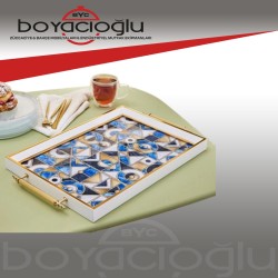 KARACA NOLA 49X29 CM DİKDÖR TEPSİ