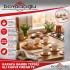 KARACA BAMBU TEPSİLİ 6LI KAHVE FİNCAN TK