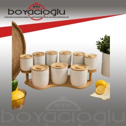 KARACA ESTODA 10 PARÇA STANDL BAHARAT TAK.