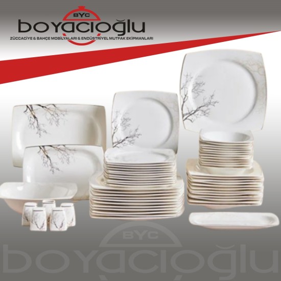KARACA SQUARE BONE AUTUM 53 PRÇ YEMEK TAK. 
