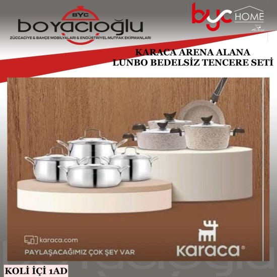 KARACA ARENA ALANA LUNGO BEDELSİZ TENCERE SETİ