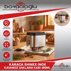 KARACA SHINEX INOX KAVANOZ SAKLAMA KABI 480ML