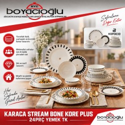 KARACA STREAM BONE KORE PLUS 24PRÇ YEMEK TK