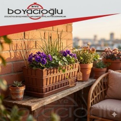 VİOLET 1055 BAMBU 30CM BALKON SAKSI 