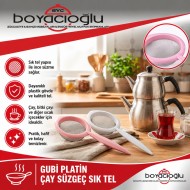 GUBİ PLATİN ÇAY SÜZGEÇ SIK TEL