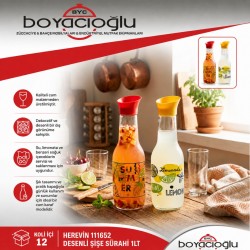 HEREVİN 111652 DESENLİ ŞİŞE SÜRAHİ 1LT