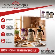 HEREVİN 161704-005 KONİK PLS CAM TERMOS 1,2LT