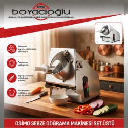 OSİMO SEBZE DOĞRAMA MAKİNESİ SET ÜSTÜ