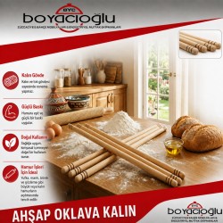 AHŞAP OKLAVA KALIN 80CM