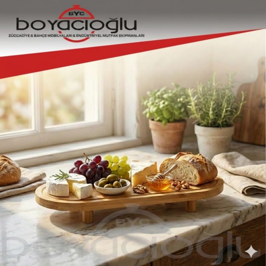 LUCA MIA 22.0024 BAMBU SUNUM TAHTASI