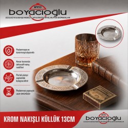 KROM NAKIŞLI KÜLLÜK 13CM
