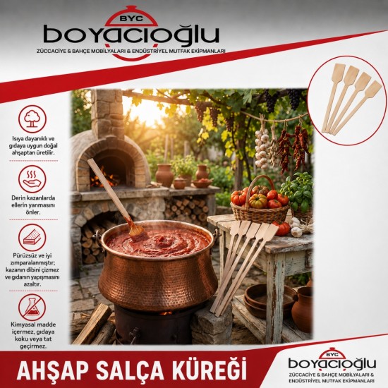 AHŞAP SALÇA KÜREĞİ 120CM