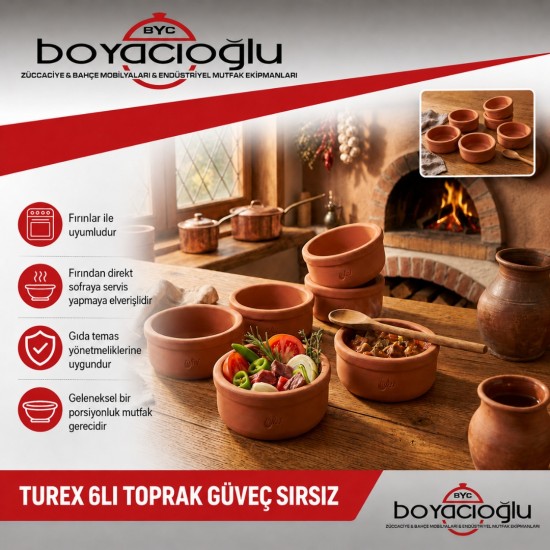 TUREX 6LI TOPRAK GÜVEÇ SIRSIZ