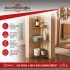 ECE METAL 4 MM 3 RAFLI BANYO KÖŞESİ