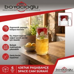 43674K PAŞABAHÇE SPACE CAM SÜRAHİ