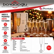 440313 PAŞABAHÇE AMORE FLÜT KADEH