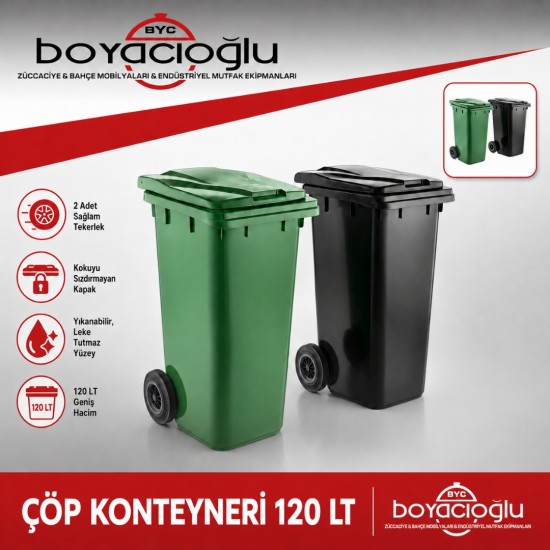 ÇÖP KONTEYNERİ 120 LT