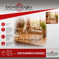 CAM KAVANOZ KAPAKSIZ 660CC