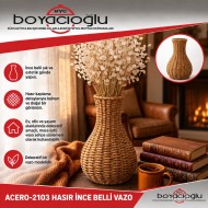 ACERO-2103 HASIR İNCE BELLİ VAZO