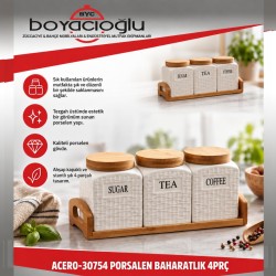 ACERO-30754 PORSALEN BAHARATLIK 4PRÇ