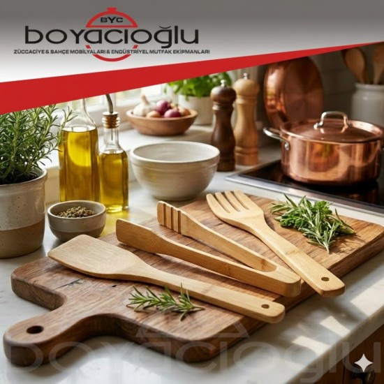 PAÇİ AHS-700365 BAMBU 3LÜ KAŞIK MAŞA KAŞIK SETİ