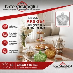 AKSAN AKS-154 LÜX ŞEKERLİK KRİSTAL PRAMİT
