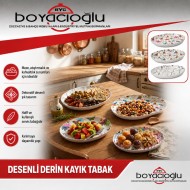 ALB01 DESENLİ DERİN KAYIK TABAK