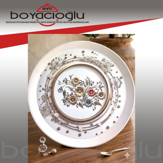  HARMONY AS-124 DEKOR YUVARLAK TEPSİ