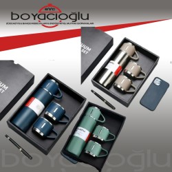 ASA-AH10 BARDAKLI MERMİ TERMOS SETİ