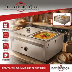 REMTA 2Lİ BAINMARİE ELEKTRİKLİ