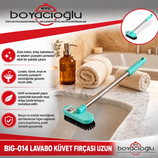 BIG-014 LAVABO KÜVET FIRÇASI UZUN