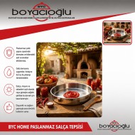 BYC HOME PASLANMAZ SALÇA TEPSİSİ 44CM