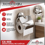 CA-465 KROM KAPAKLI WC KAĞITLIK