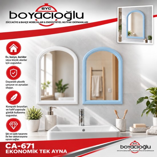 CA-671 EKONOMİK TEK AYNA
