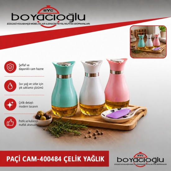 PAÇİ CAM-400484 ÇELİK YAĞLIK