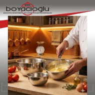 MAYONEZ TENCERESİ ÇELİK KASE 28CM (4,60 LT)
