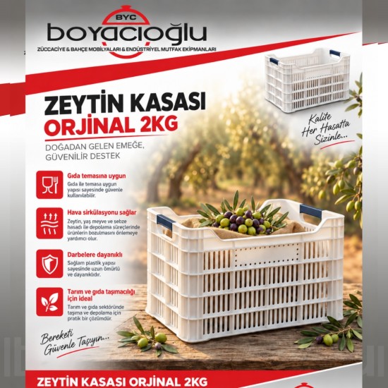 ZEYTİN KASASI ORJİNAL 2KG