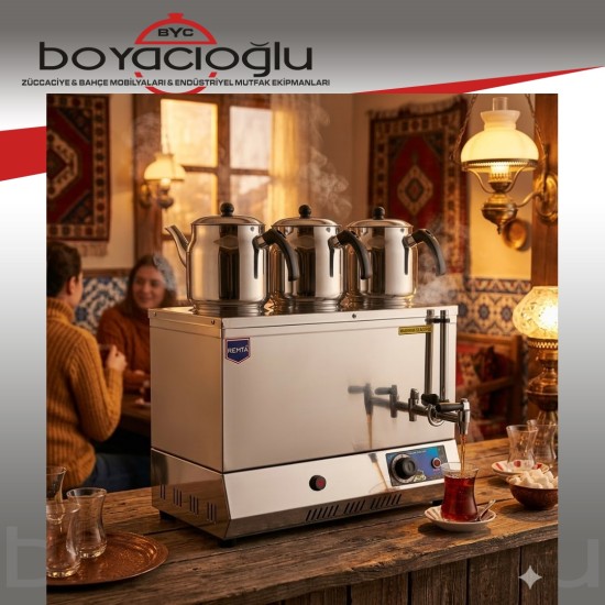 REMTA 55 MODEL. ÇAY KAZANI . ELEKTR.PLEYTSİZ 33LT.