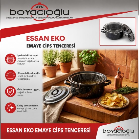 ESSAN EKO EMAYE CİPS TENCERESİ