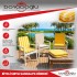 BİYELİ SIRTLI SANDALYE MİNDERİ