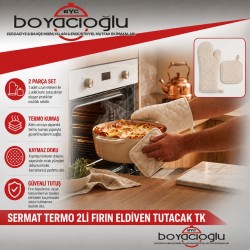 SERMAT TERMO 2Lİ FIRIN ELDİVEN TUTACAK TK