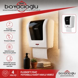 FLOSOFT F047 FOTOSELLİ KAĞIT HAVLU VERİCİ