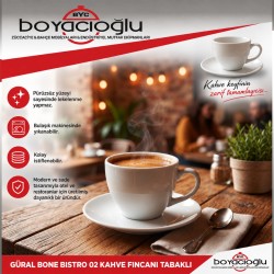 GÜRAL BONE BISTRO 02 KAHVE FINCANI TABAKLI