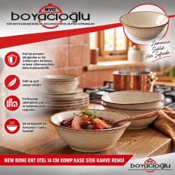 NEW BONE ENT OTEL 14 CM KOMP.KASE SIDE KAHVE RENGI