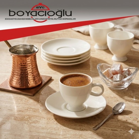 GURAL BONE AYMIRA CEJJ 6LI KAHVE FİNCAN TK.