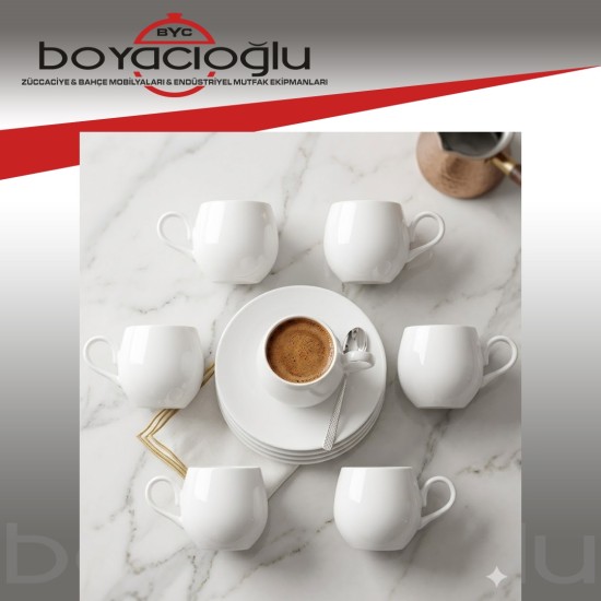 GURAL BONE AYMIRA DX 6LI KAHVE FİNCAN TK.