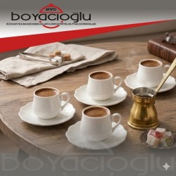 GURAL BONE AYMIRA HKX 6LI KAHVE FİNCAN TK.