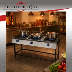 ÜÇLÜ AYAKLI LOKANTA OCAK(LPG)
