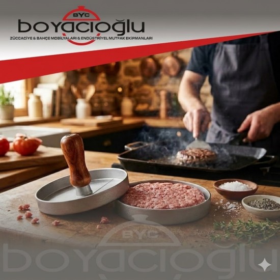 EPİNOX ALÜMİNYUM HAMBURGER PRESİ 12CM