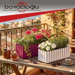 SERİNOVA İSTANBUL BALKON SAKSI TK. 2NO 9LT